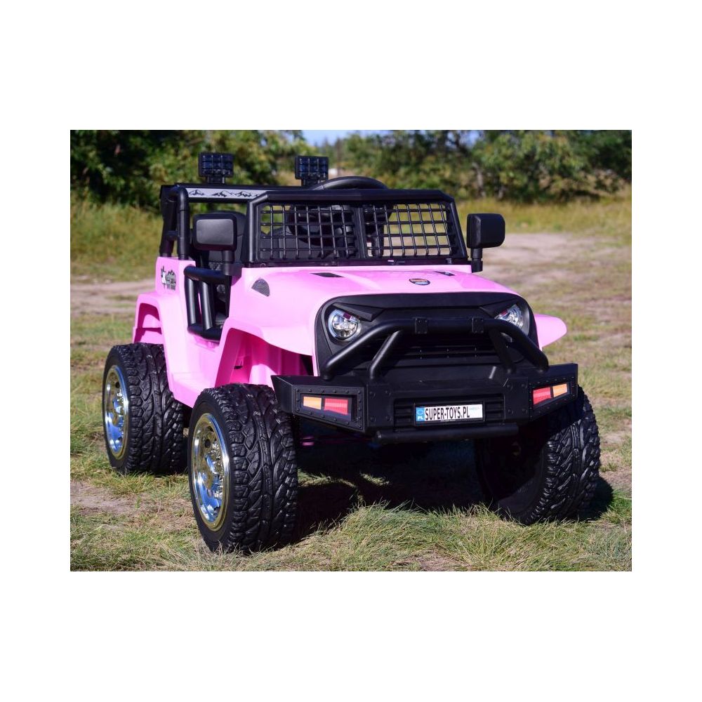 JEEP NA AKUMULATOR "JK OFF ROAD", MIĘKKIE KOŁA, MIĘKKIE SIEDZENIE/LL555