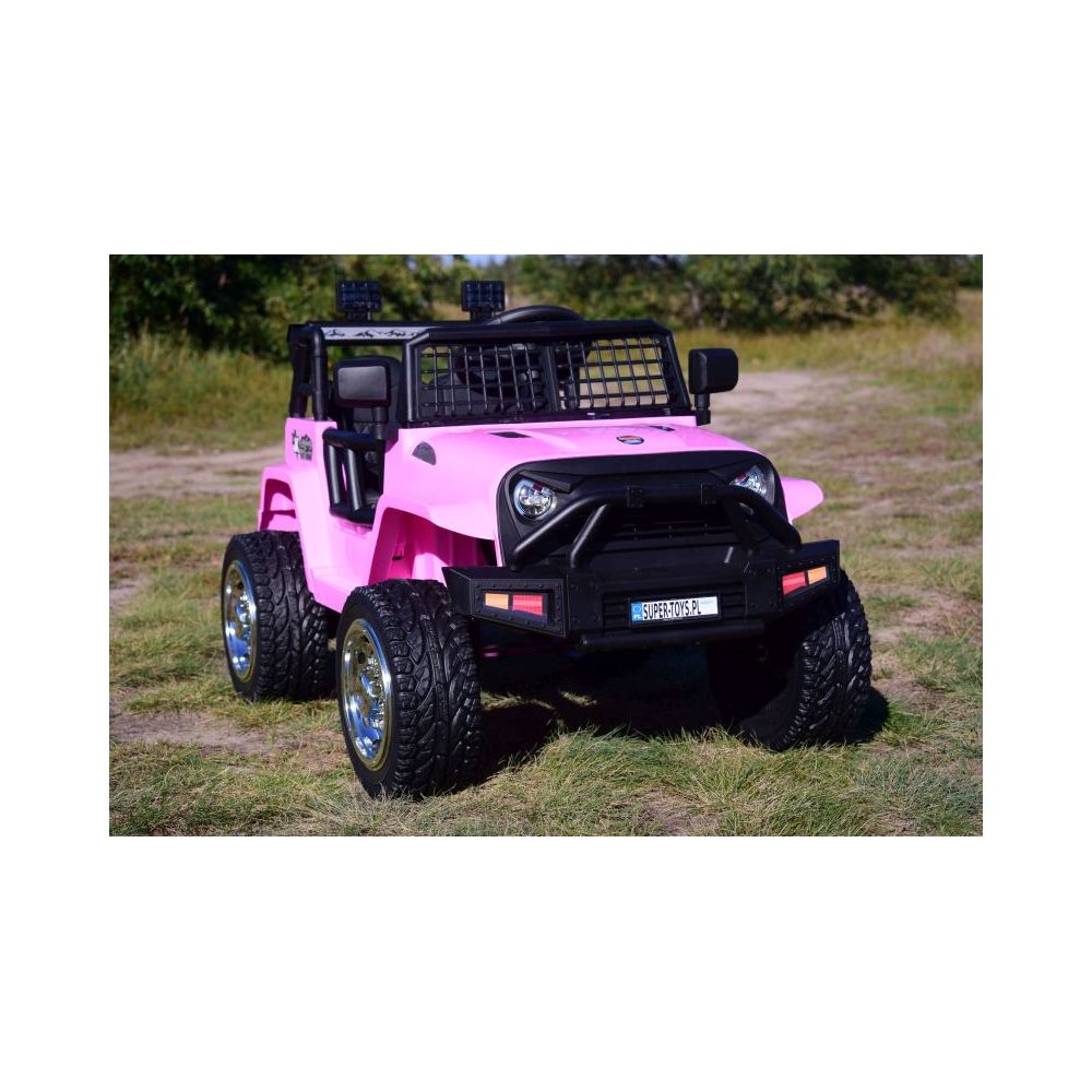 JEEP NA AKUMULATOR "JK OFF ROAD", MIĘKKIE KOŁA, MIĘKKIE SIEDZENIE/LL555
