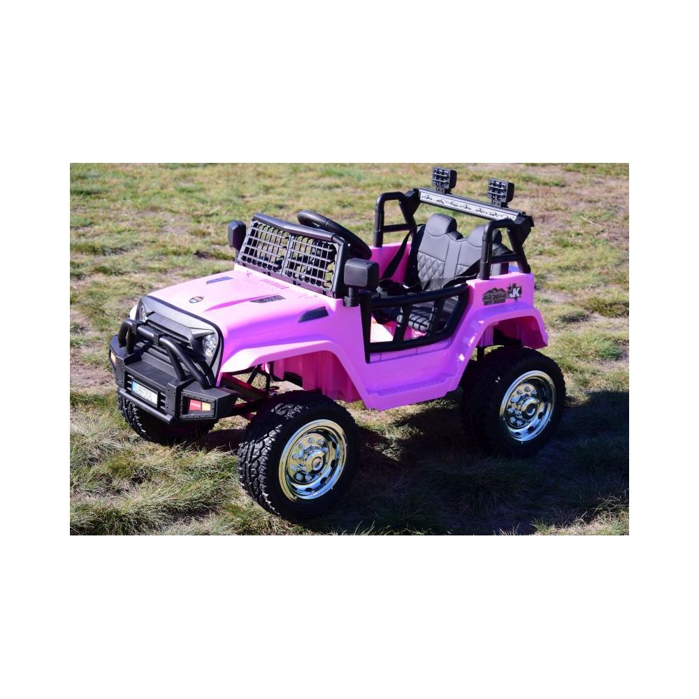 „JK OFF ROAD“ AKUMULIATORINIS JEEPAS, MINKŠTI RATAI, MINKŠTA SĖDYNĖ/LL555
