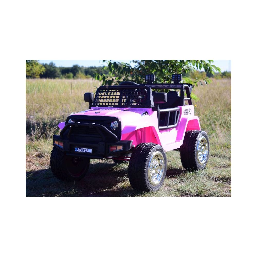JEEP NA AKUMULATOR "JK OFF ROAD", MIĘKKIE KOŁA, MIĘKKIE SIEDZENIE/LL555