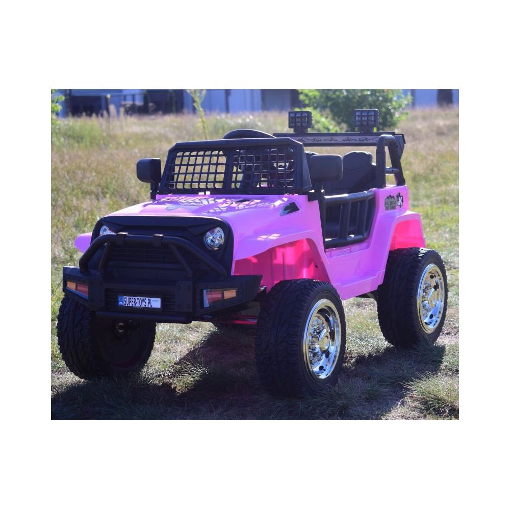 „JK OFF ROAD“ AKUMULIATORINIS JEEPAS, MINKŠTI RATAI, MINKŠTA SĖDYNĖ/LL555