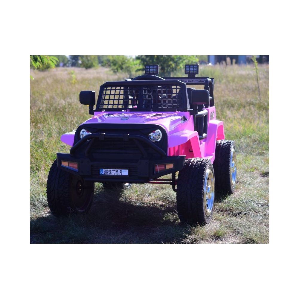 JEEP NA AKUMULATOR "JK OFF ROAD", MIĘKKIE KOŁA, MIĘKKIE SIEDZENIE/LL555