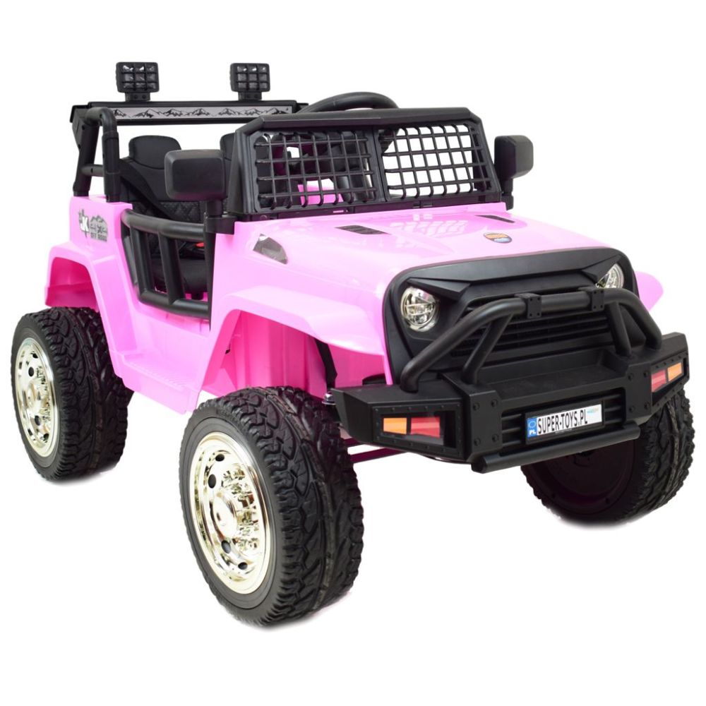 „JK OFF ROAD“ AKUMULIATORINIS JEEPAS, MINKŠTI RATAI, MINKŠTA SĖDYNĖ/LL555