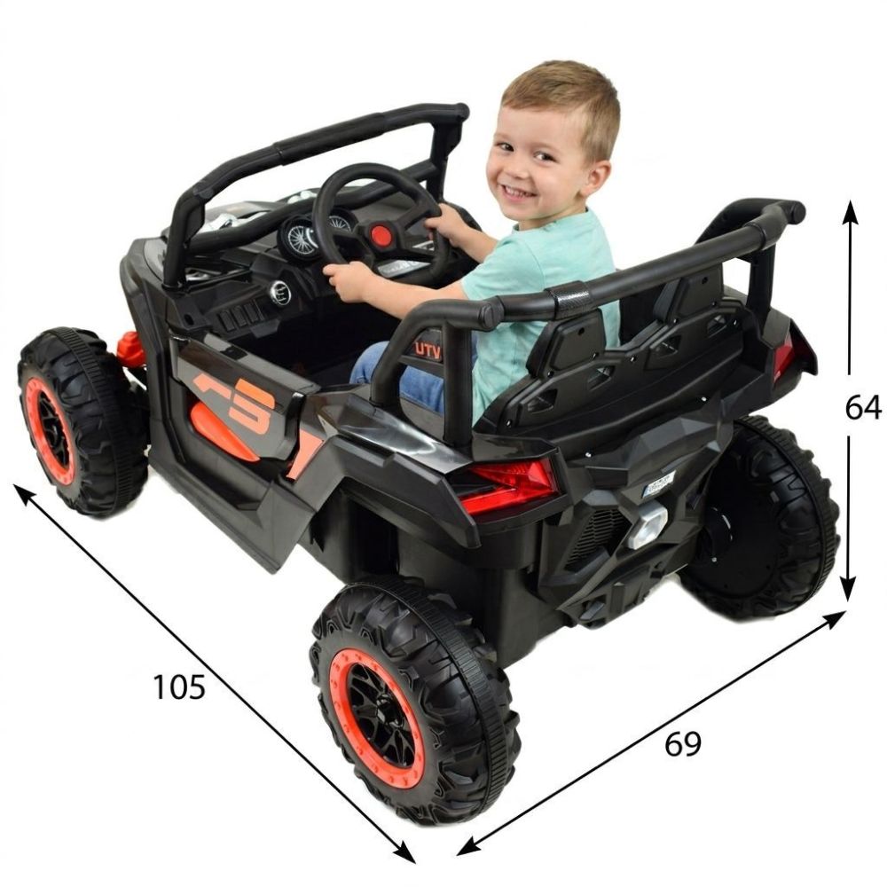 „Megga Buggry“ 4x4, galingas, su nuotolinio valdymo pultu, supimosi funkcija / NEL901