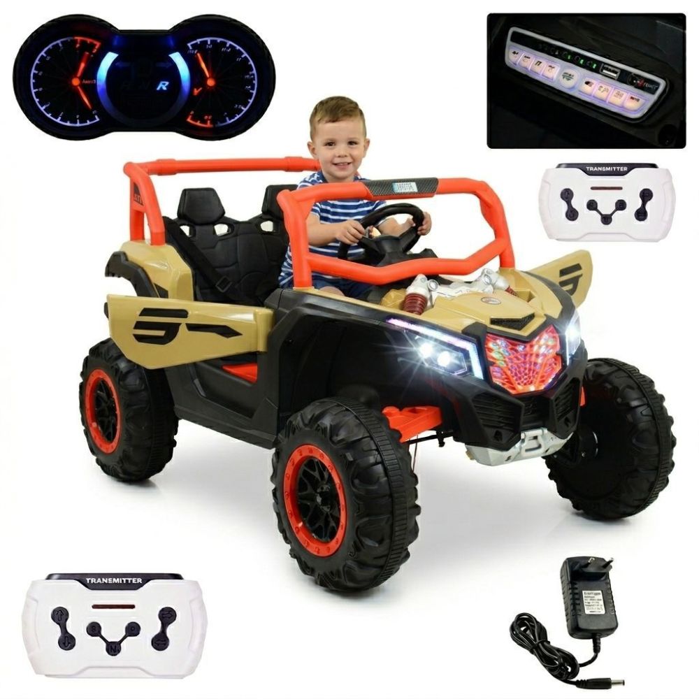 „Megga Buggry“ 4x4, galingas, su nuotolinio valdymo pultu, supimosi funkcija / NEL901