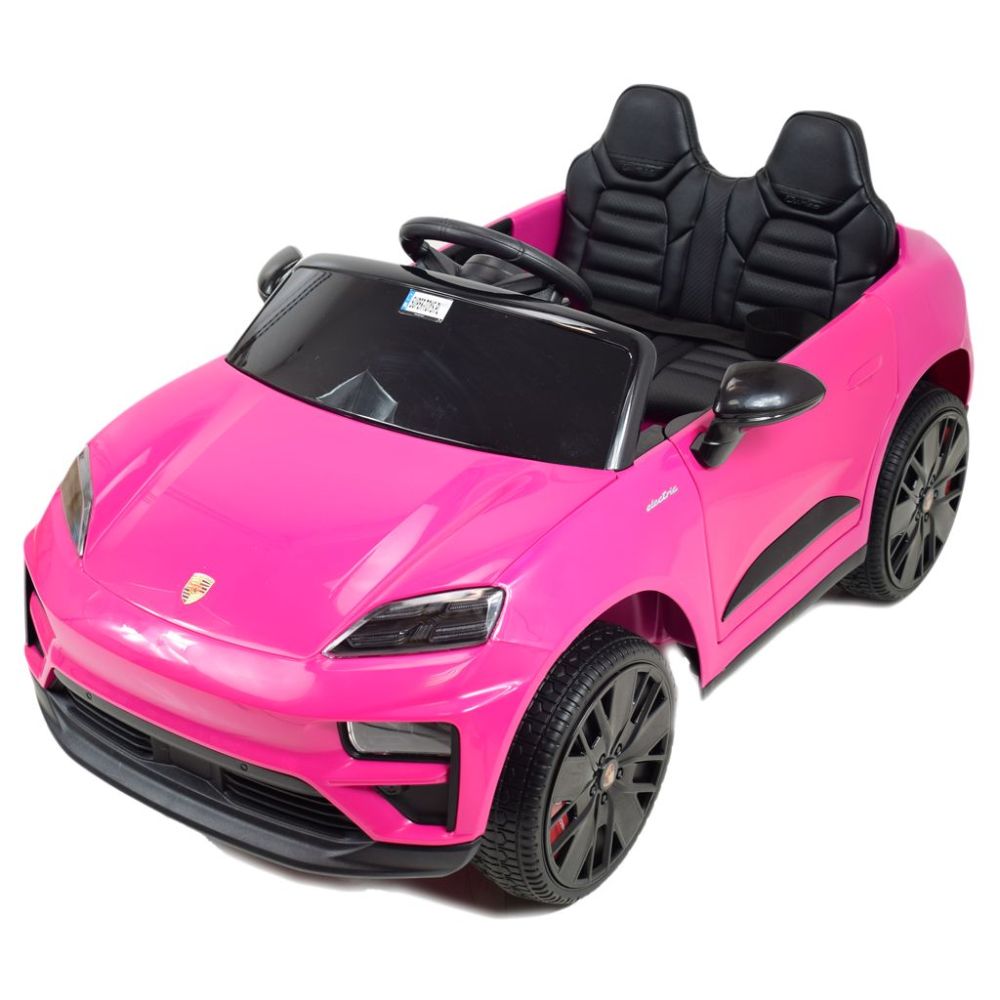 Originali „Porsche Macan“ elektromobilis mergaitei, rožinė spalva / DK666