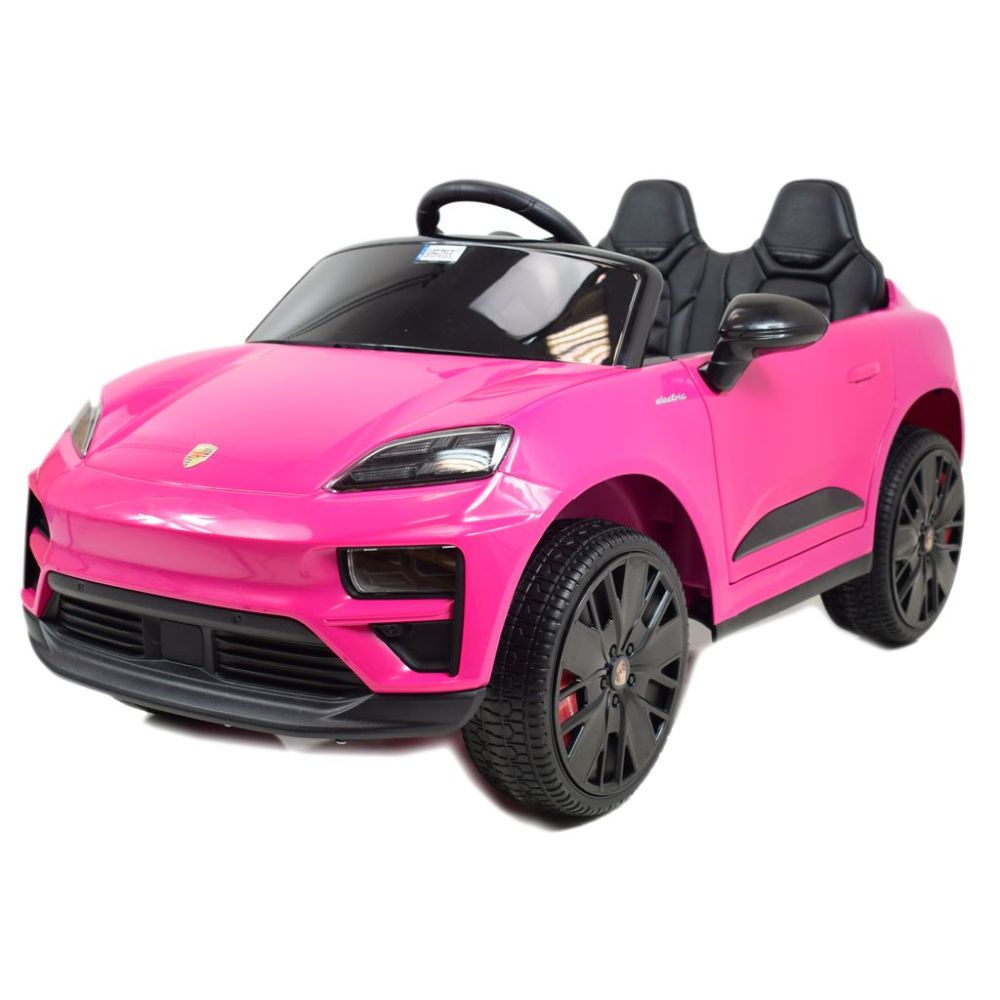 Originali „Porsche Macan“ elektromobilis mergaitei, rožinė spalva / DK666