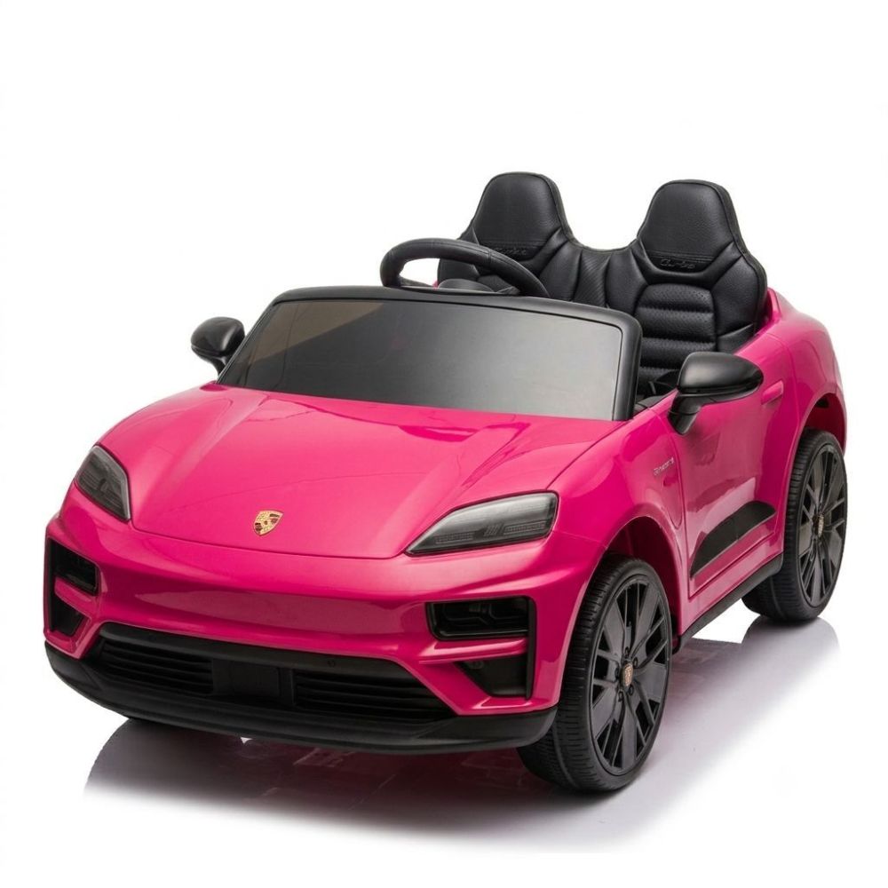 Originali „Porsche Macan“ elektromobilis mergaitei, rožinė spalva / DK666