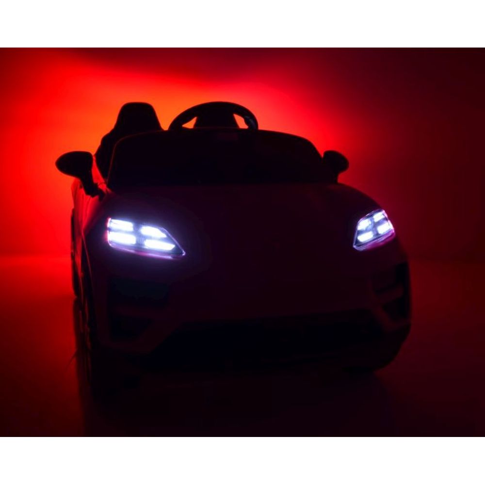 Originali „Porsche Macan“ elektromobilis mergaitei, rožinė spalva / DK666