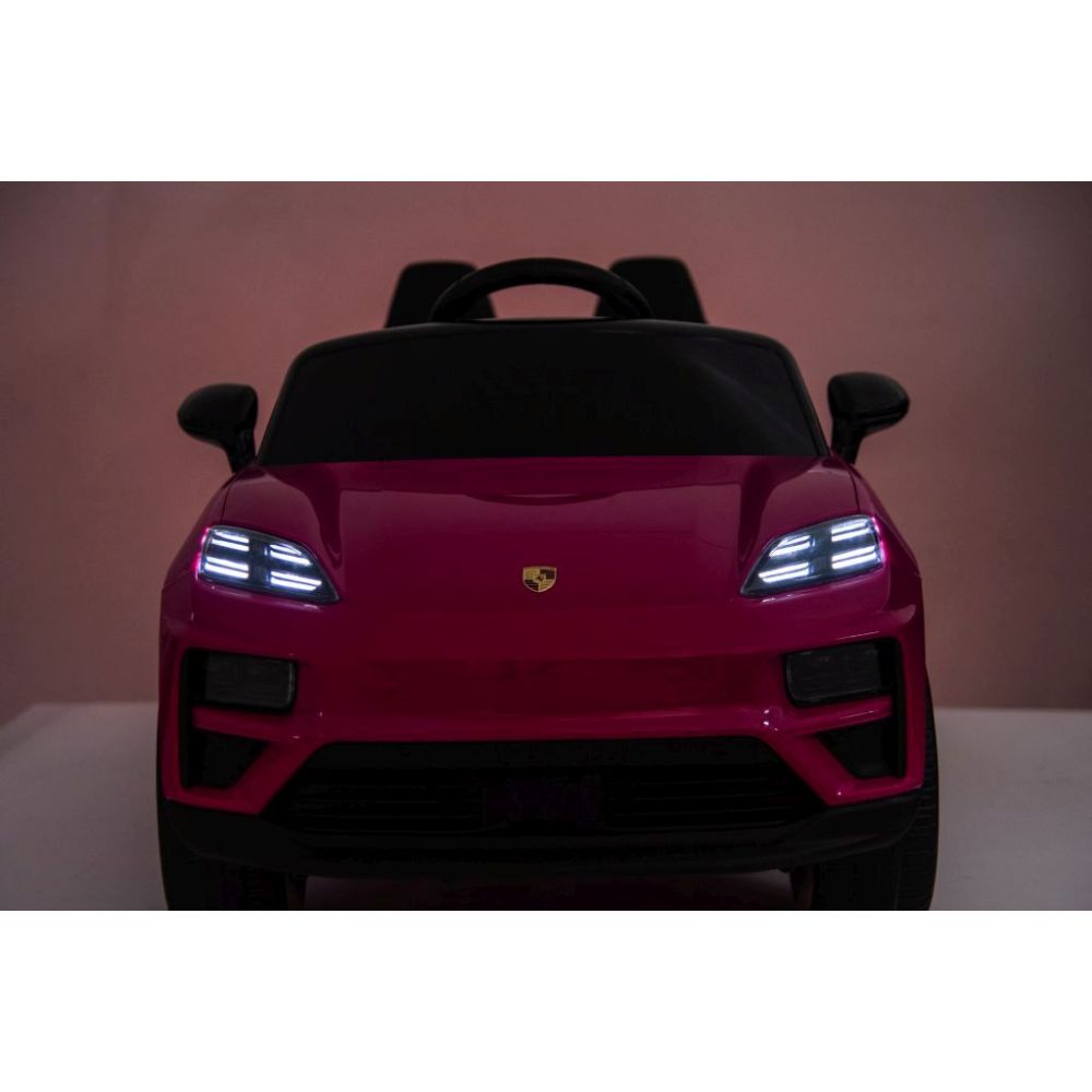 Originali „Porsche Macan“ elektromobilis mergaitei, rožinė spalva / DK666