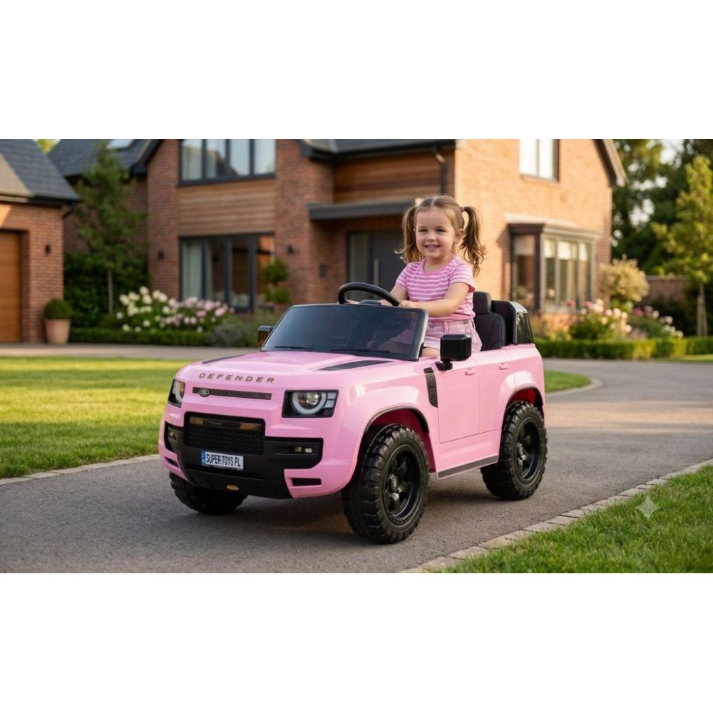„Land Rover Defender“ akumuliatorinis automobilis, 400 WATT, 24 V, 50 kg