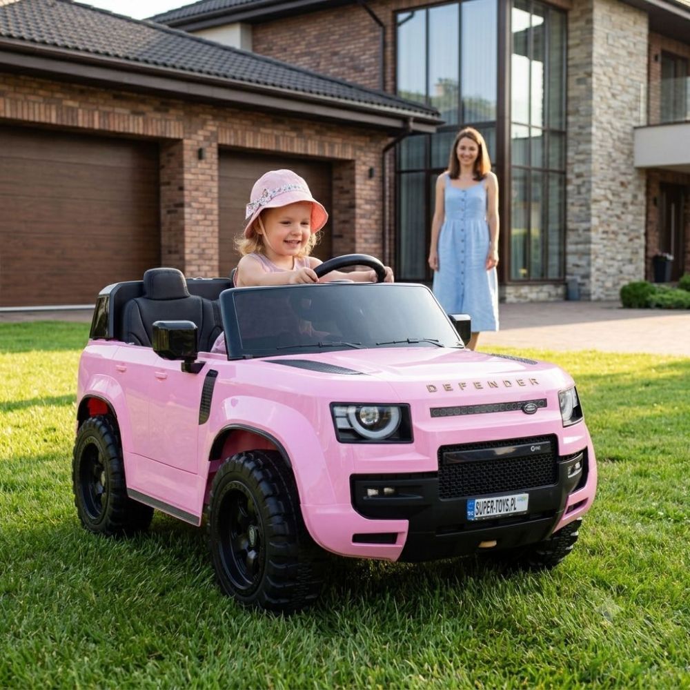 „Land Rover Defender“ akumuliatorinis automobilis, 400 WATT, 24 V, 50 kg