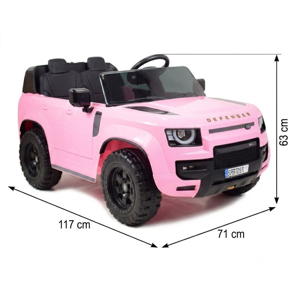 „Land Rover Defender“ akumuliatorinis automobilis, 400 WATT, 24 V, 50 kg