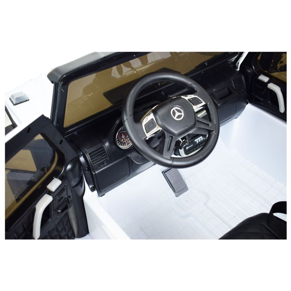 MEGA POJAZD- ORYGINALNY MERCEDES G63, NAPĘD 6X6, MIĘKKIE KOŁA, MIĘKKIE SIEDZENIE, SIEDZENIE DLA RODZICA, 12v14AH/ABL-1801