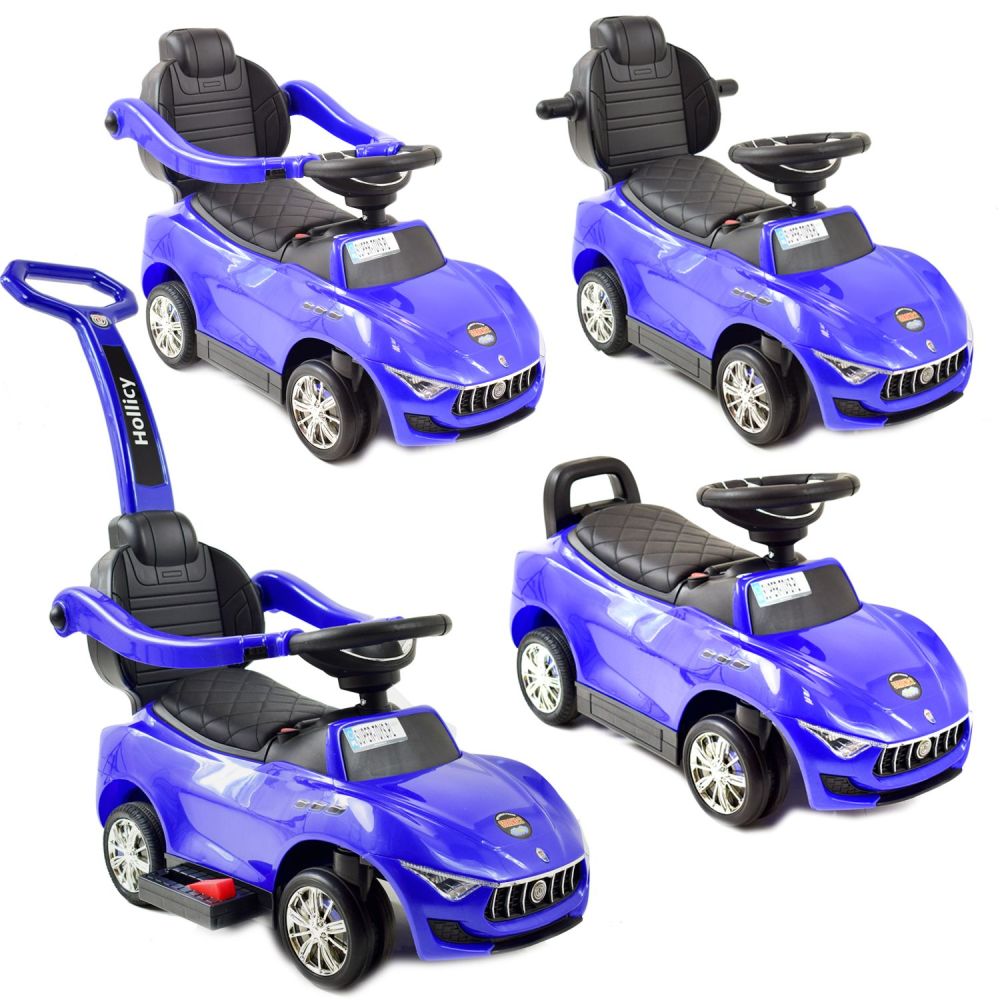 AKUMULIATORINIS VAIKŲ AUTOMOBILIS, STUMIKLIS, STUMIKLIS SU ATSTUMIMO FUNKCIJA, MINKŠTI RATAI, MINKŠTA SĖDYNĖ „5 V 1“ /SXZ1738