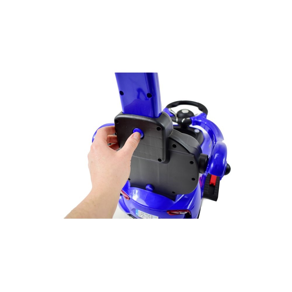 JEŹDZIK NA AKUMULATOR, PCHACZ, ODPYCHACZ, MIĘKKIE KOŁA, MIĘKKIE SIEDZENIE 5 W 1 /SXZ1738