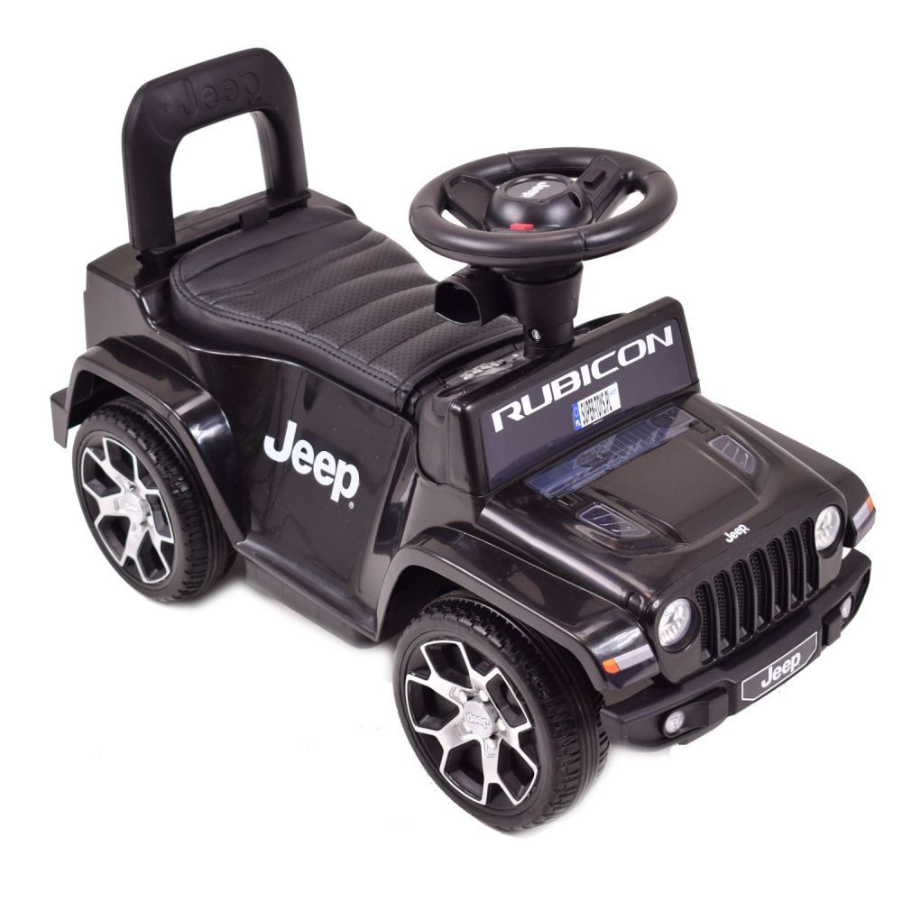 VAŽIUOKLIS, STUMIKLIS, STUMIKLIS SU VARIKLIU, AKUMULIATORINĖ TRANSPORTO PRIEMONĖ – „JEEP RUBICON“, STOGELIS, GARSO EFEKTAI / DKP