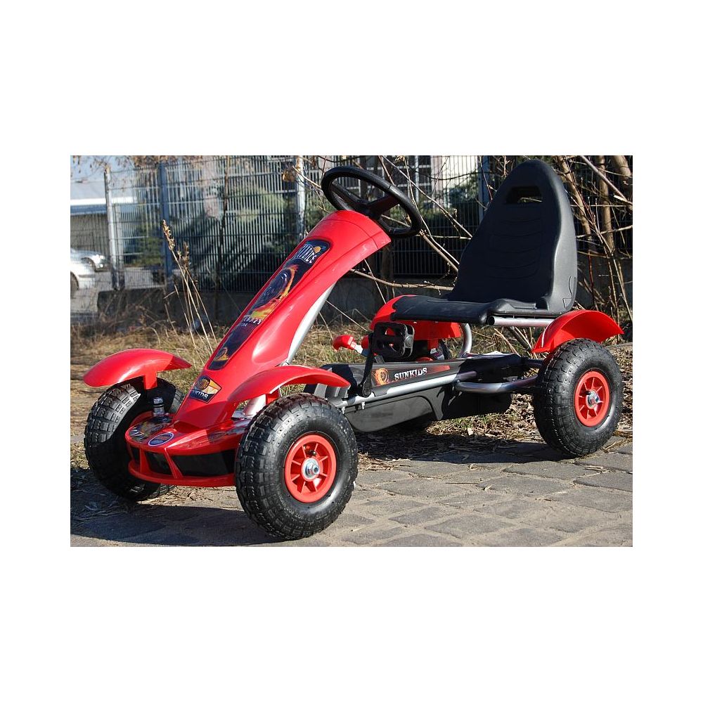 DIDELIS „FORMULA“ PEDALINIS KARTINGAS, SU RATŲ POMPA / F-618