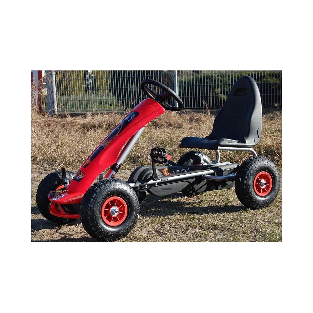 DIDELIS „FORMULA“ PEDALINIS KARTINGAS, SU RATŲ POMPA / F-618