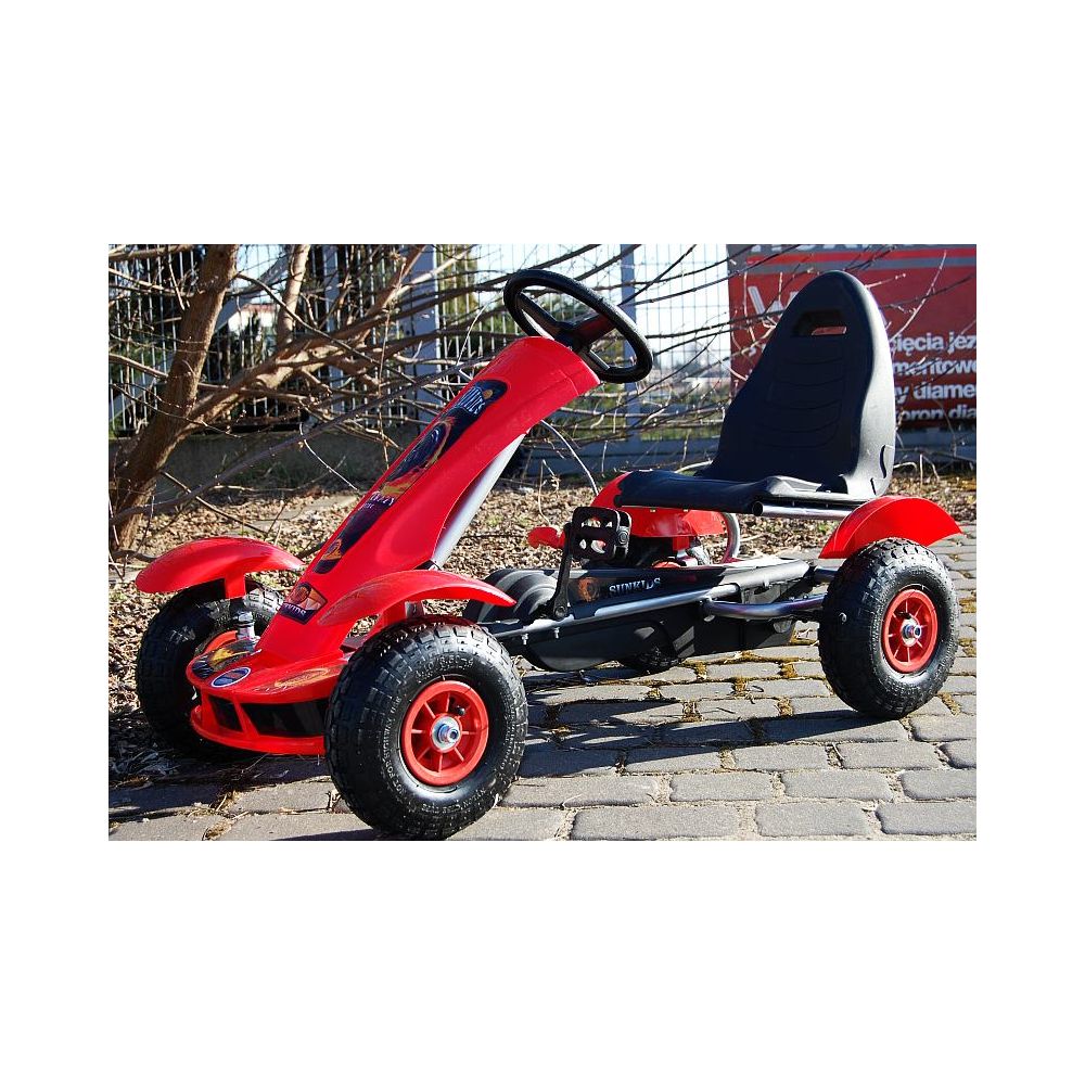DIDELIS „FORMULA“ PEDALINIS KARTINGAS, SU RATŲ POMPA / F-618