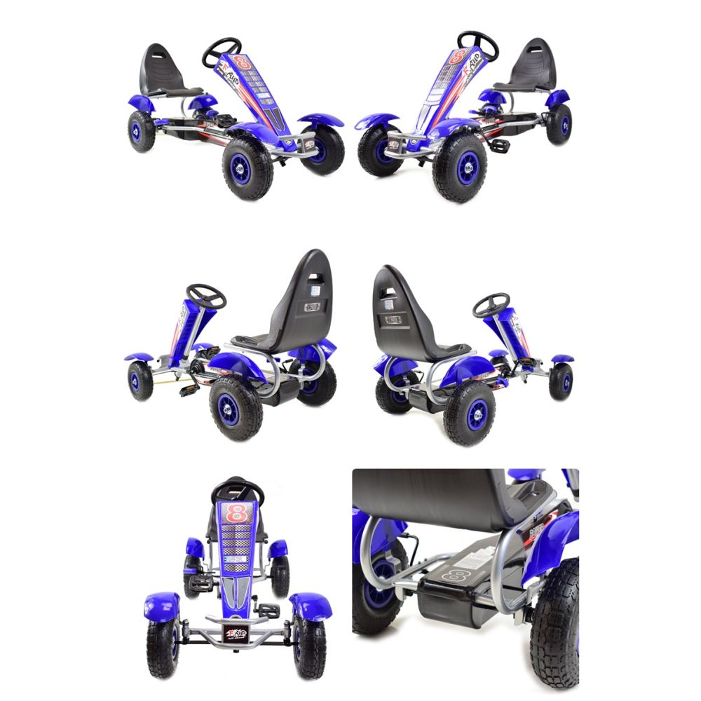„MEGA GOKART“ su pripučiamais ratais, 5–12 metų, iki 60 kg/8–3