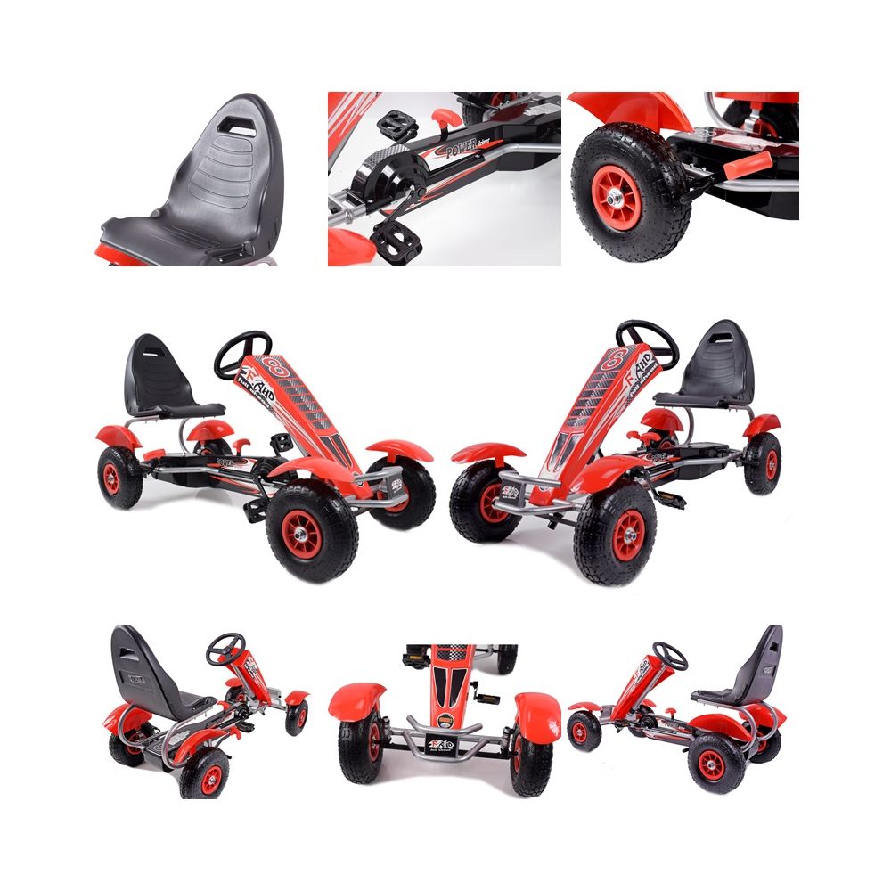 MEGA GOKART POMPOWANE KOŁA 5-12 lat, do 60 kg/8-3