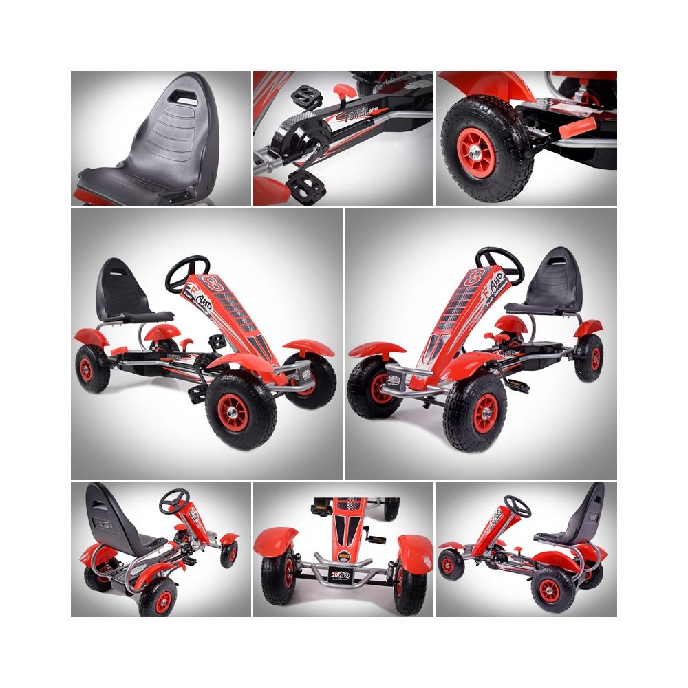 „MEGA GOKART“ su pripučiamais ratais, 5–12 metų, iki 60 kg/8–3