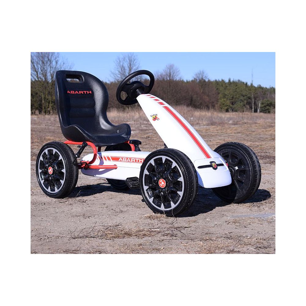WIELKI LICENCJONOWANY GOKART FIAT ABARTH KOŁA EVA JAKOŚĆ /PB9388A