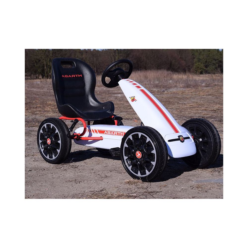WIELKI LICENCJONOWANY GOKART FIAT ABARTH KOŁA EVA JAKOŚĆ /PB9388A