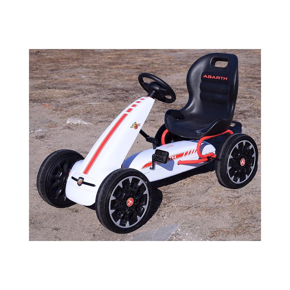 WIELKI LICENCJONOWANY GOKART FIAT ABARTH KOŁA EVA JAKOŚĆ /PB9388A