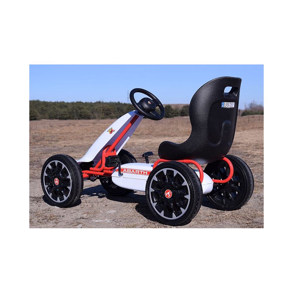 WIELKI LICENCJONOWANY GOKART FIAT ABARTH KOŁA EVA JAKOŚĆ /PB9388A