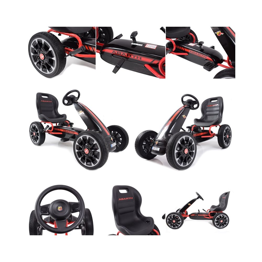 DIDELIS LICENZUOTAS KARTINGAS „FIAT ABARTH“ SU „EVA“ RATAI – AUKŠTOS KOKYBĖS /PB9388A