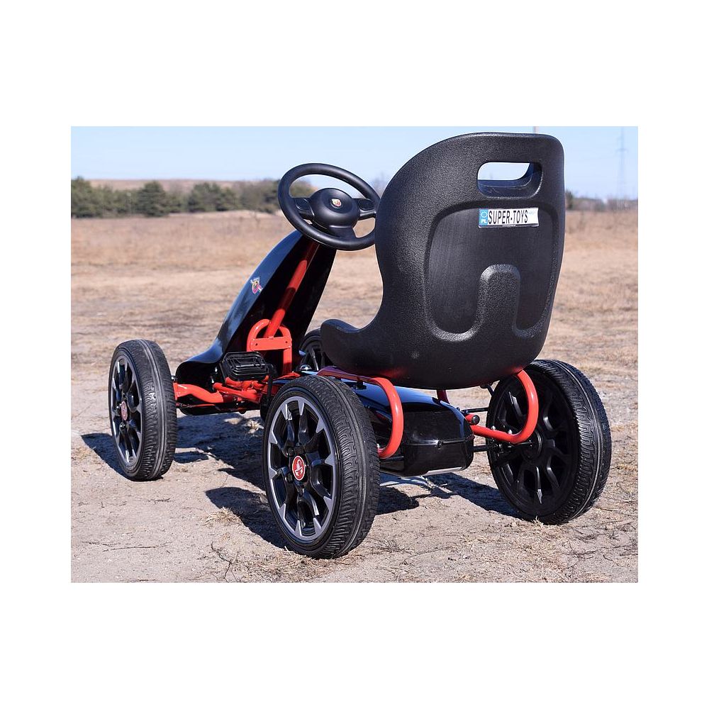 WIELKI LICENCJONOWANY GOKART FIAT ABARTH KOŁA EVA JAKOŚĆ /PB9388A