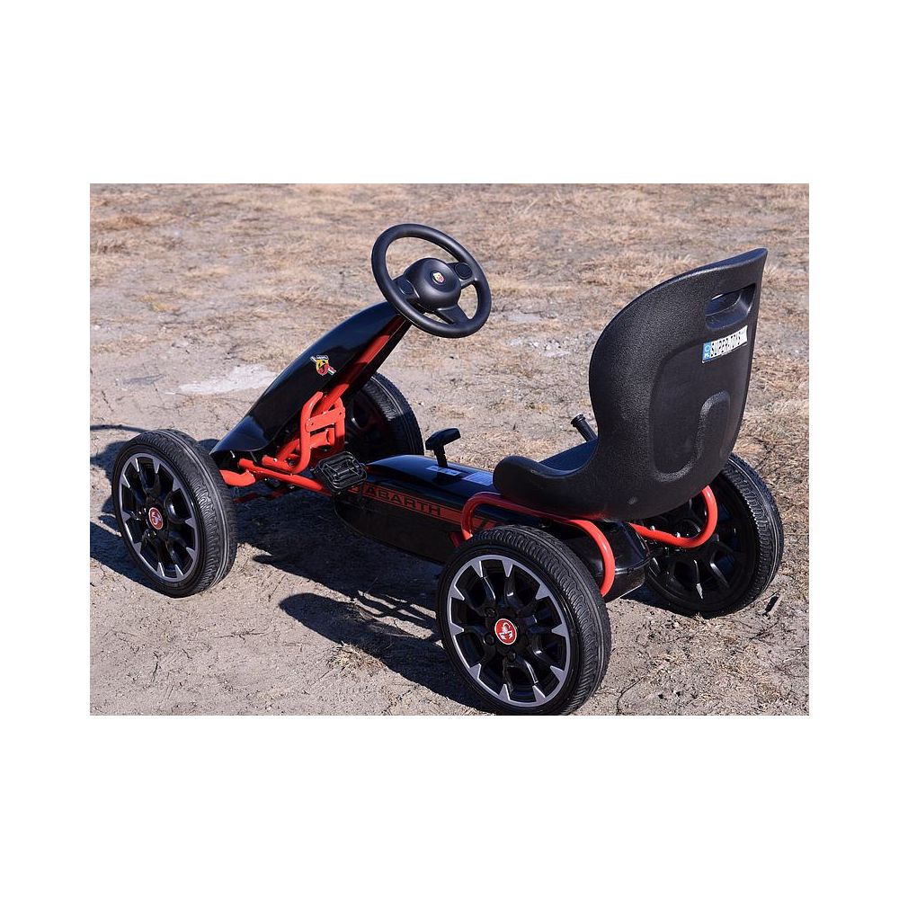 WIELKI LICENCJONOWANY GOKART FIAT ABARTH KOŁA EVA JAKOŚĆ /PB9388A