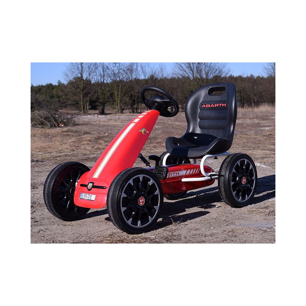 WIELKI LICENCJONOWANY GOKART FIAT ABARTH KOŁA EVA JAKOŚĆ /PB9388A