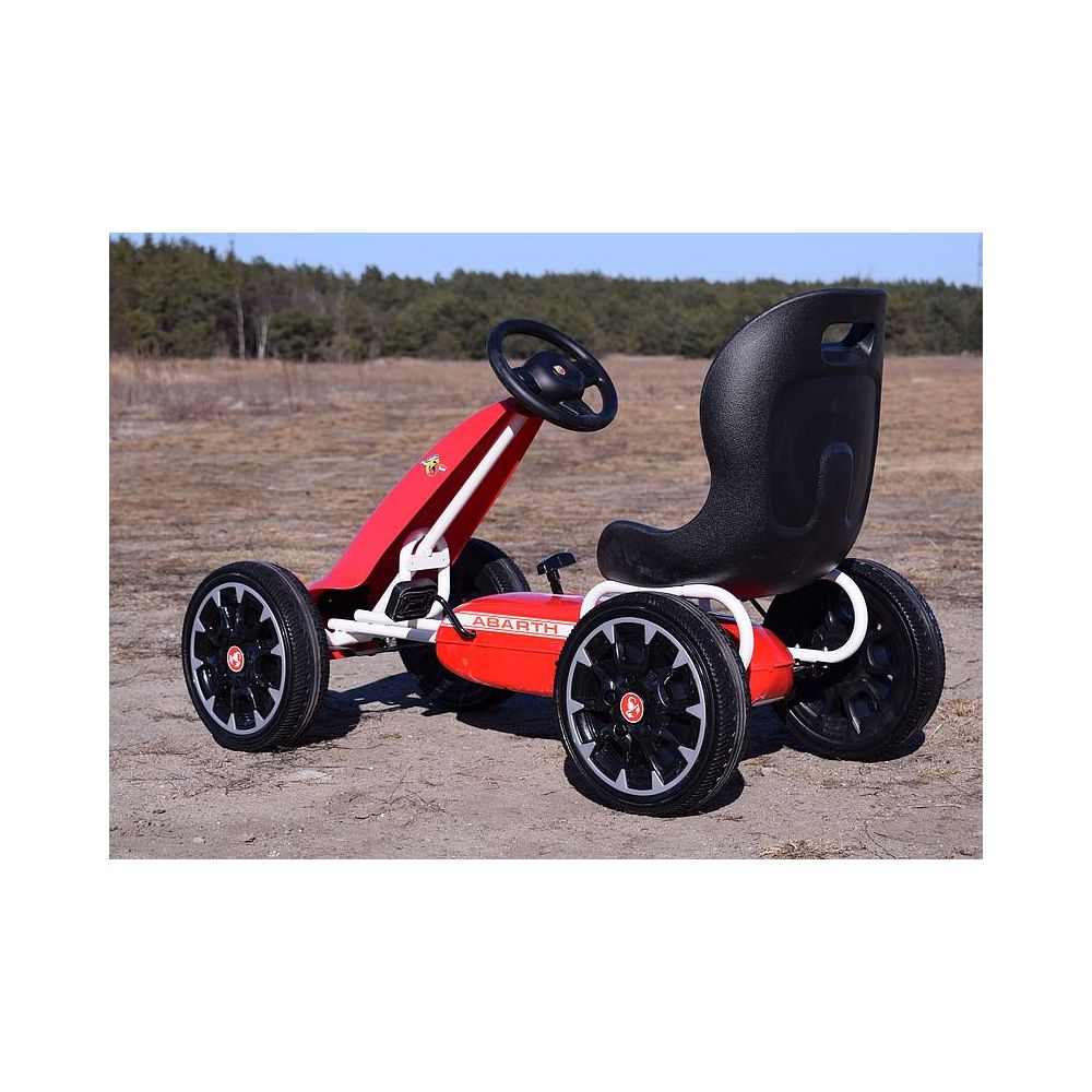 WIELKI LICENCJONOWANY GOKART FIAT ABARTH KOŁA EVA JAKOŚĆ /PB9388A