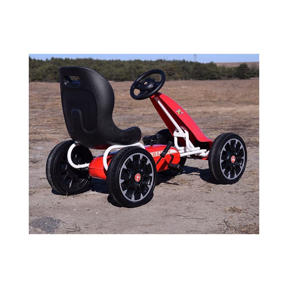 WIELKI LICENCJONOWANY GOKART FIAT ABARTH KOŁA EVA JAKOŚĆ /PB9388A