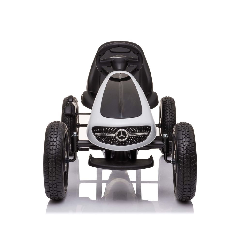 GOKART NA PEDAŁY LICENCJA MERCEDESA KOŁA EVA, MIĘKKIE SIEDZENIE Z LOGIEM MB JAKOŚĆ /XMX610
