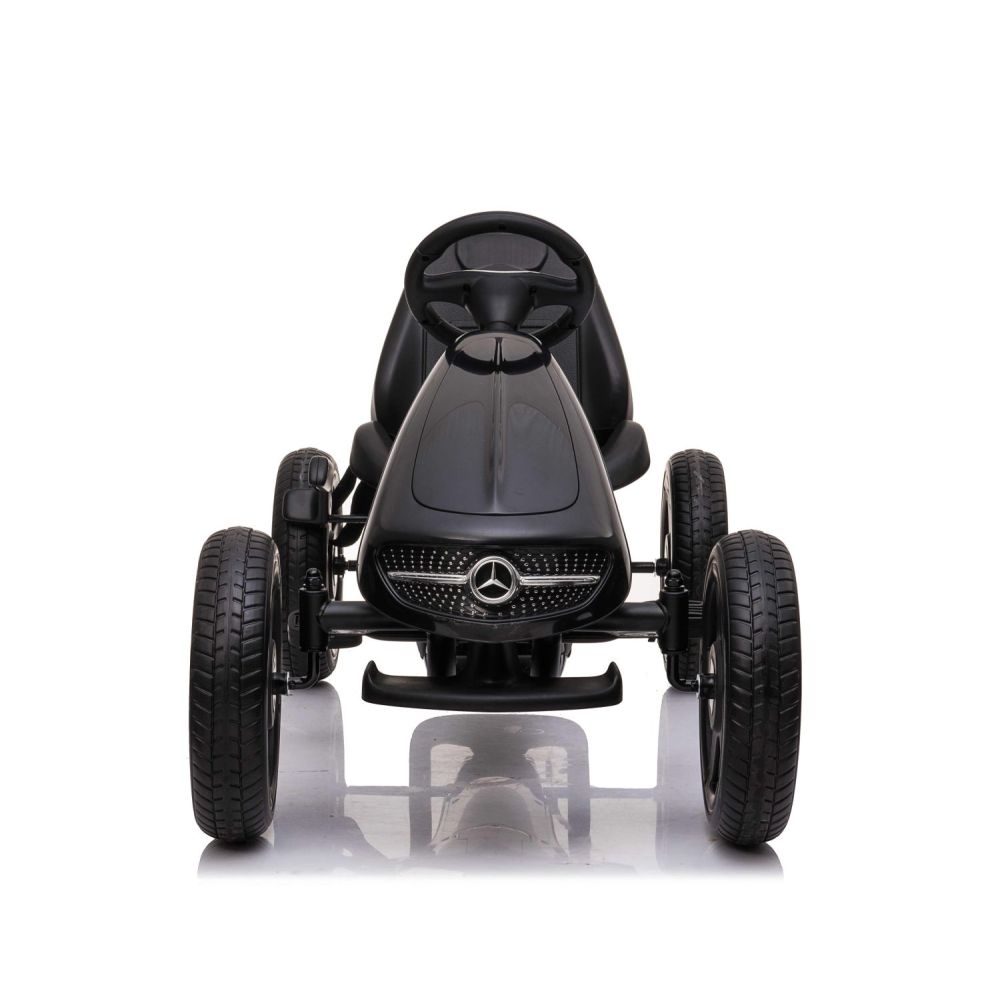 GOKART NA PEDAŁY LICENCJA MERCEDESA KOŁA EVA, MIĘKKIE SIEDZENIE Z LOGIEM MB JAKOŚĆ /XMX610