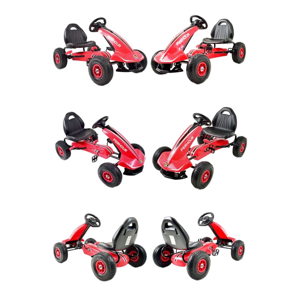 NAJNOWSZY GOKART NA PEDAŁY, KOŁA POMPOWANE, HAMULCE/G203