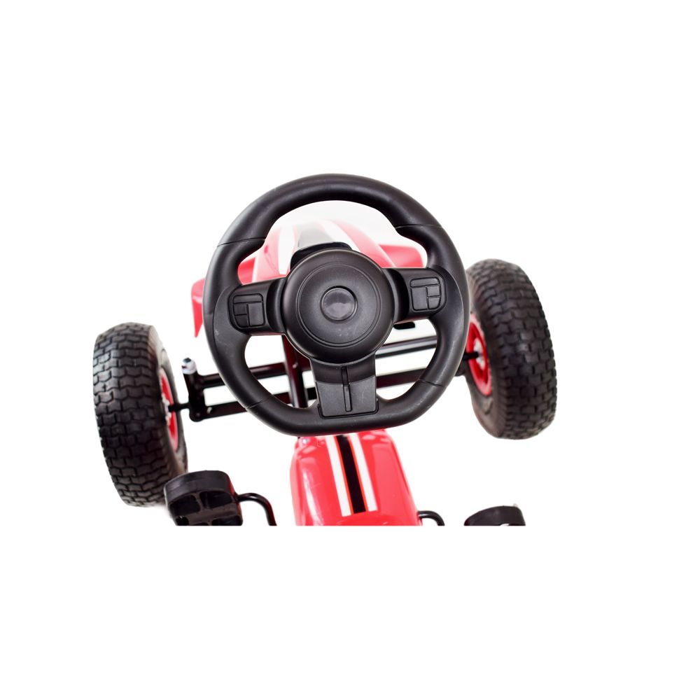 NAJNOWSZY GOKART NA PEDAŁY, KOŁA POMPOWANE, HAMULCE/G203