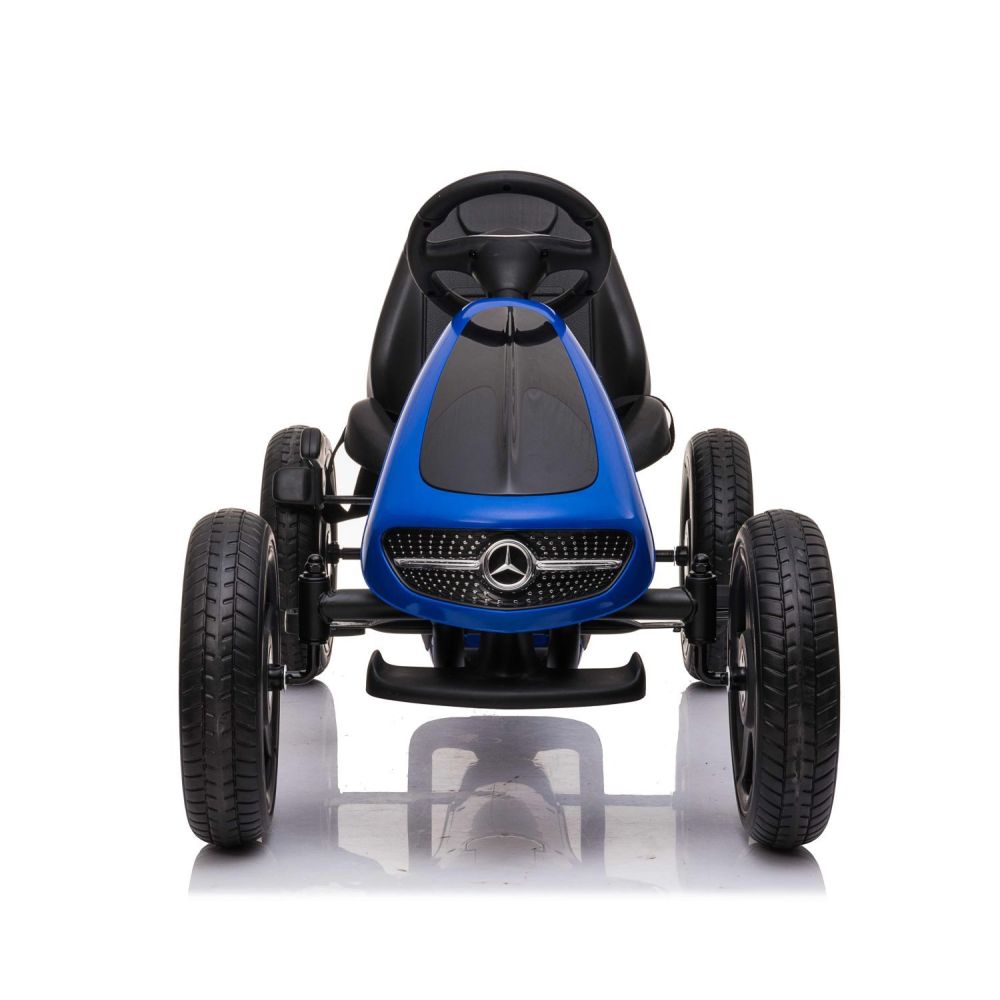 GOKART NA PEDAŁY LICENCJA MERCEDESA KOŁA EVA, MIĘKKIE SIEDZENIE Z LOGIEM MB JAKOŚĆ /XMX610