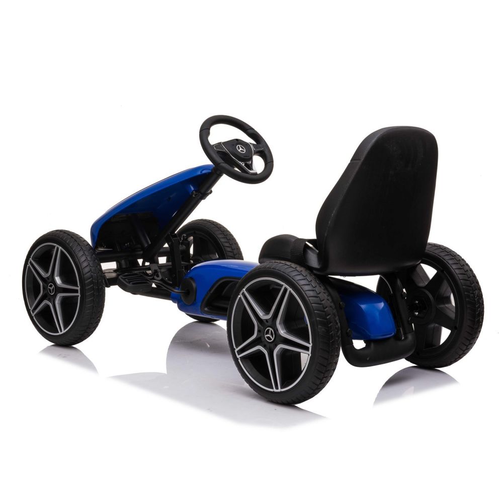 GOKART NA PEDAŁY LICENCJA MERCEDESA KOŁA EVA, MIĘKKIE SIEDZENIE Z LOGIEM MB JAKOŚĆ /XMX610