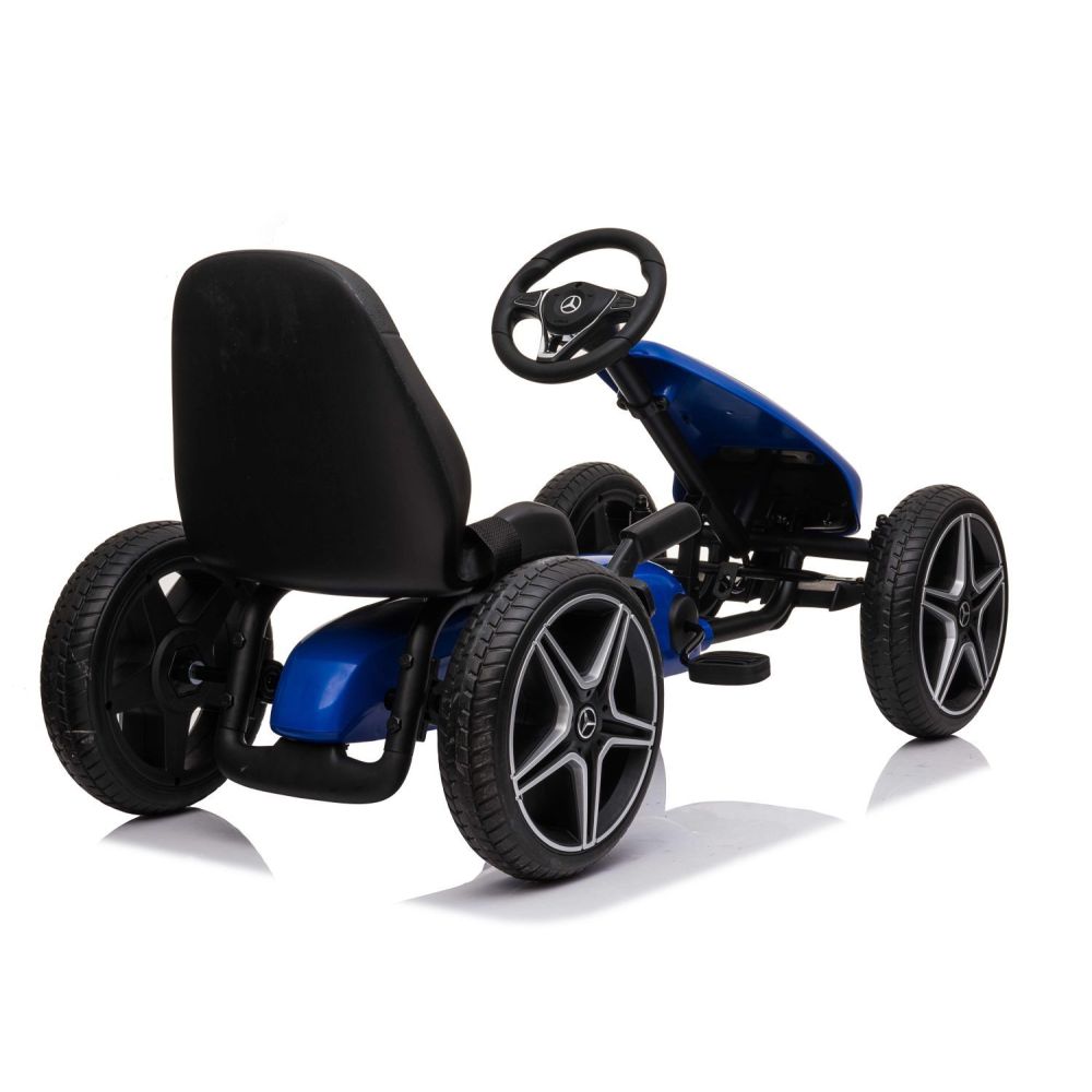 GOKART NA PEDAŁY LICENCJA MERCEDESA KOŁA EVA, MIĘKKIE SIEDZENIE Z LOGIEM MB JAKOŚĆ /XMX610