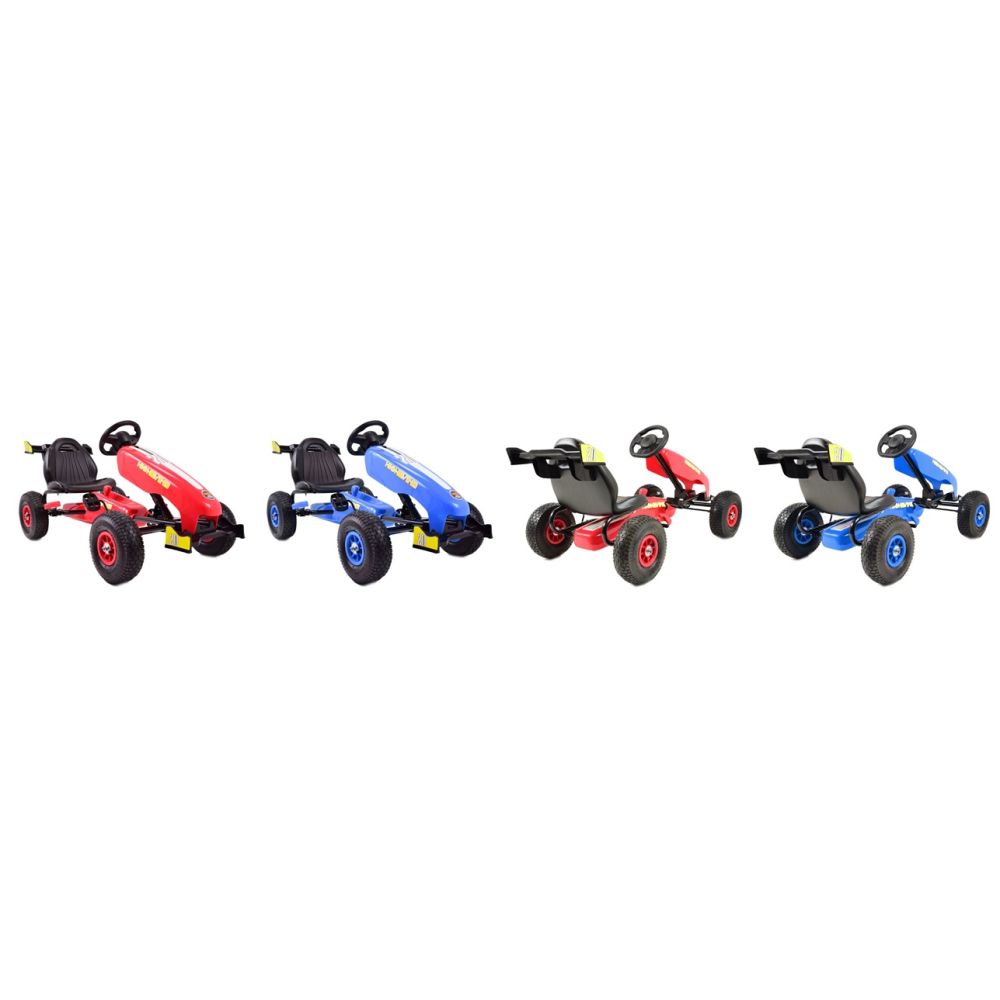 NAJNOWSZY GOKART NA PEDAŁY, KOŁA POMPOWANE, HAMULCE/G202