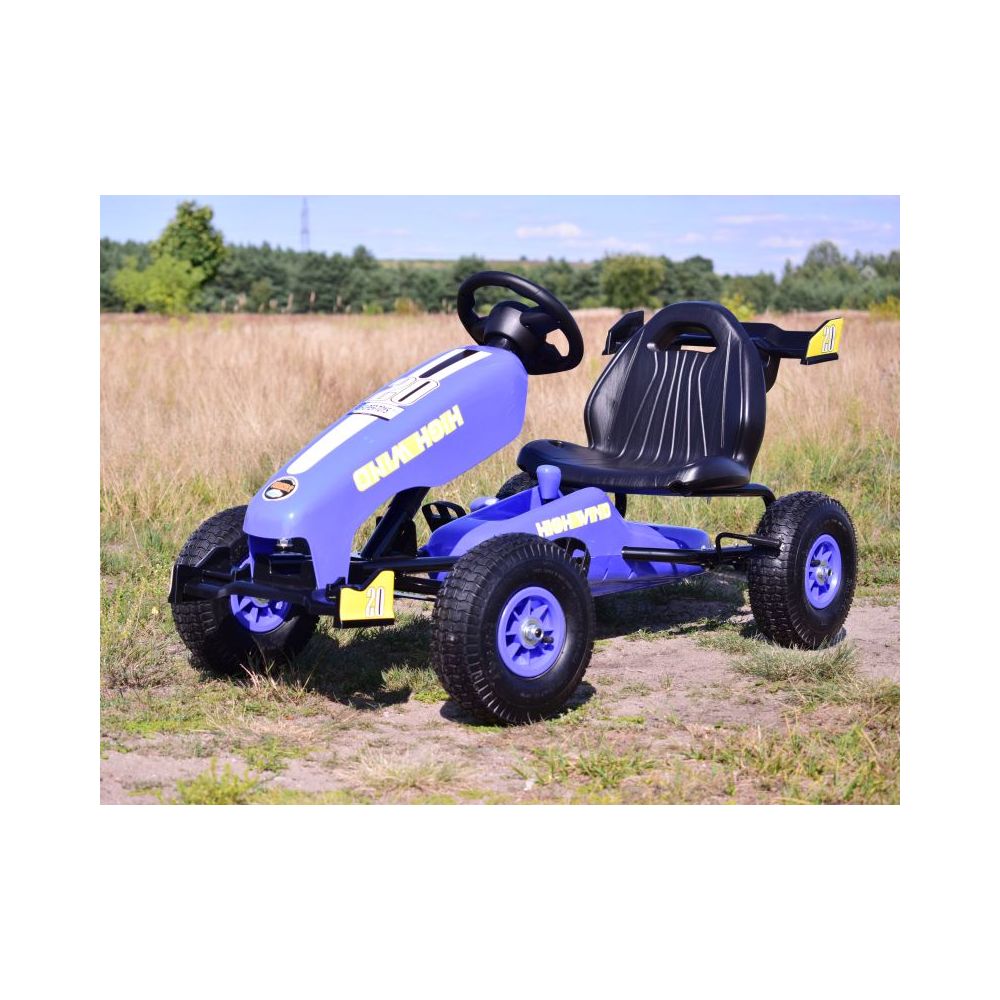 NAJNOWSZY GOKART NA PEDAŁY, KOŁA POMPOWANE, HAMULCE/G202