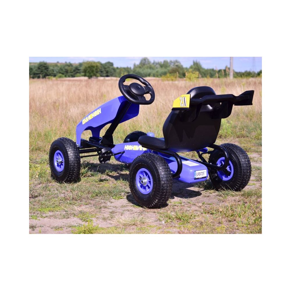 NAJNOWSZY GOKART NA PEDAŁY, KOŁA POMPOWANE, HAMULCE/G202