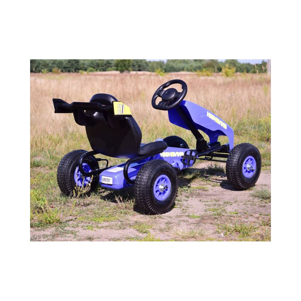 NAJNOWSZY GOKART NA PEDAŁY, KOŁA POMPOWANE, HAMULCE/G202