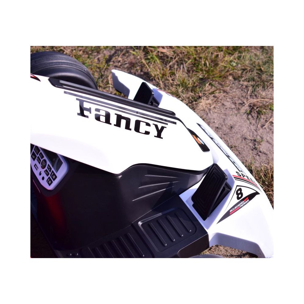 SZYBKI GOKART FANCY NA AKUMULATOR 12V, REGULOWANA - ROZSUWANA RAMA, SUPER ZABAWA\\BDQ-8