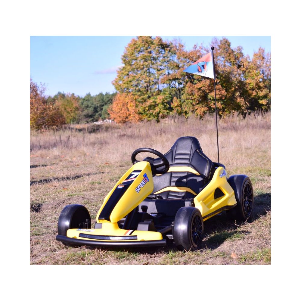 GREITASIS KARTINGAS „SPEED 7“ SU 12 V AKUMULIATORIUMI, SUPER MOC STABDYKLĖ / A035-555P